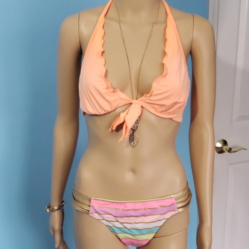 Rare Victoria Secret Bikini 34D/Top & L/Bottom